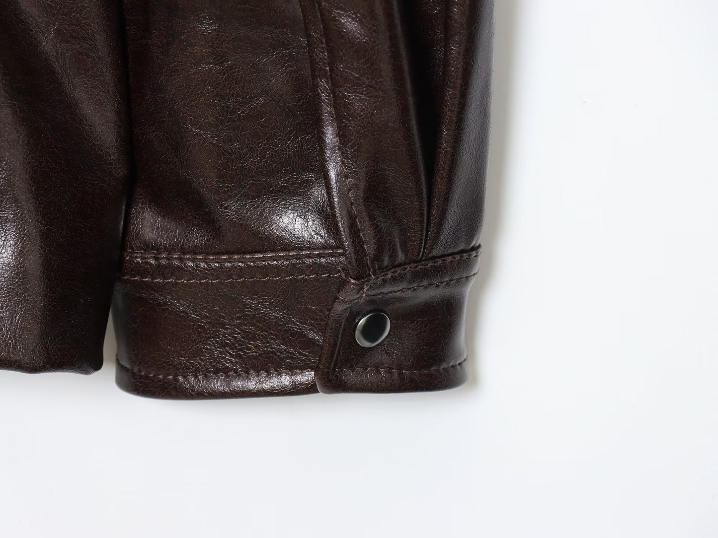 Women's with Belt Fur Faux Leather effect jacket Coat