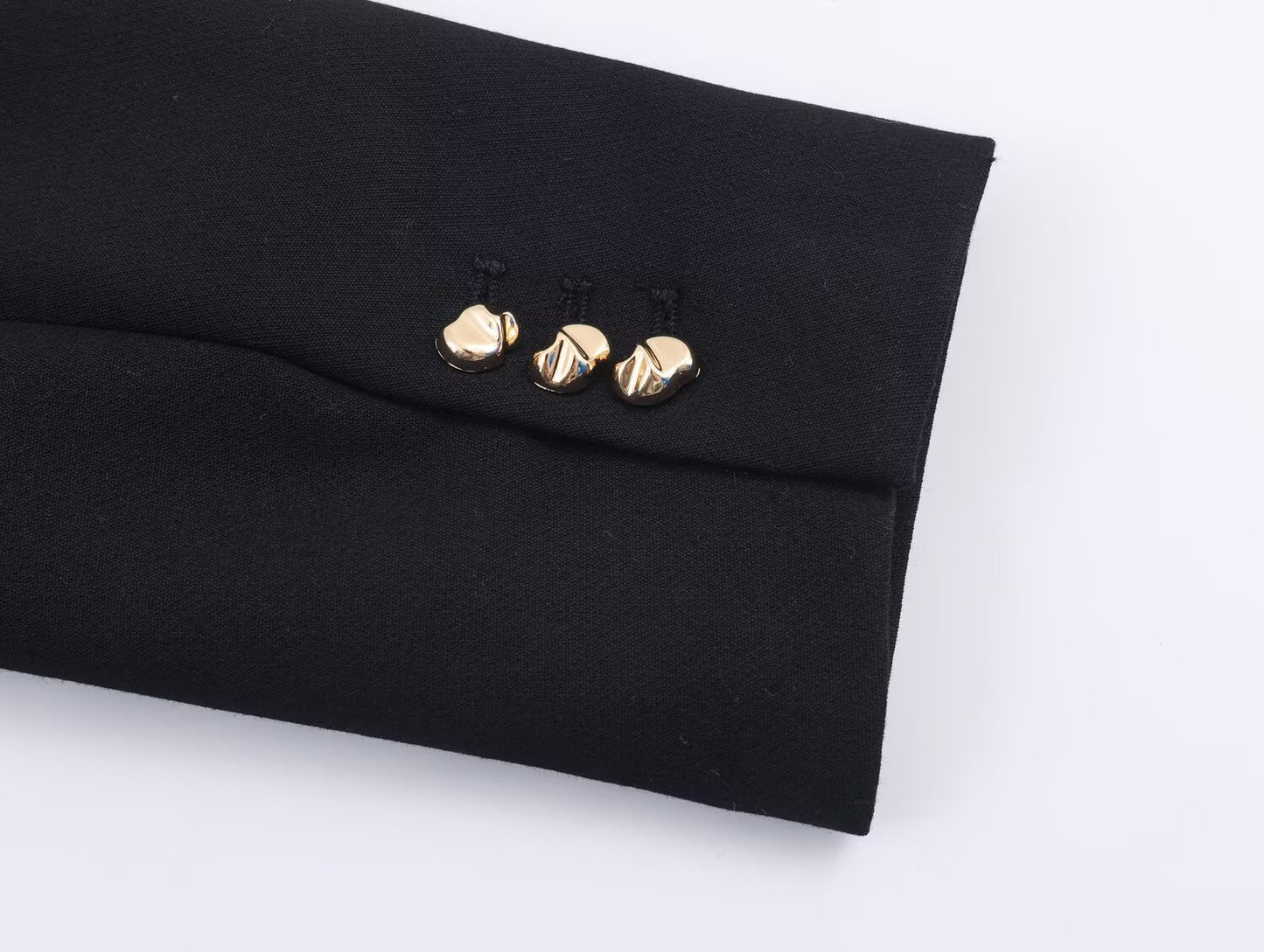 suit Women's 2 pieces Metal buckle decoration Blazer Coat +Pants