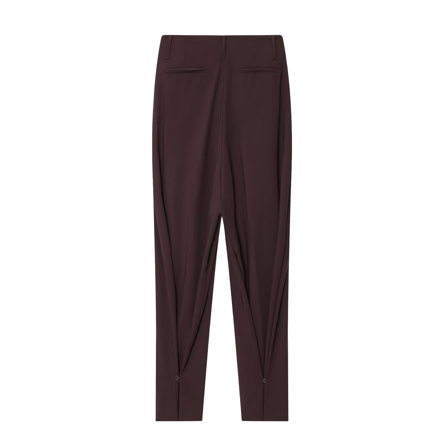 Women's new fashion with Belt Lapel double breasted suit jacket+Pants suit