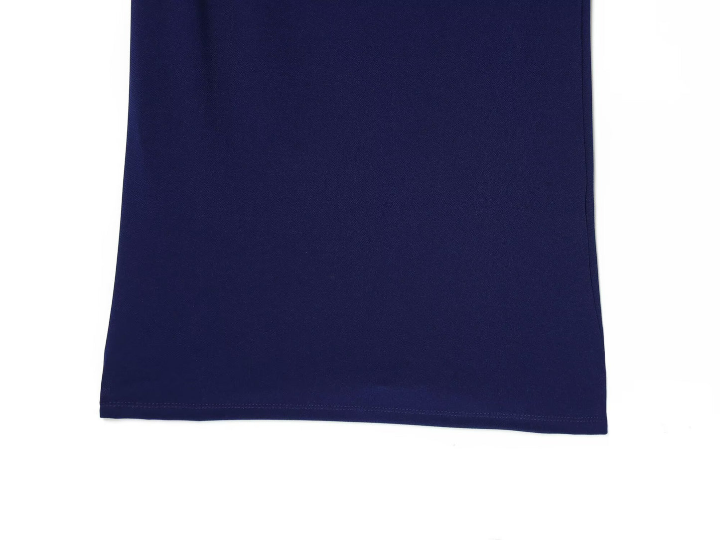 Women's New Fashion With Belt Long Sleeve Pleated Midi dress