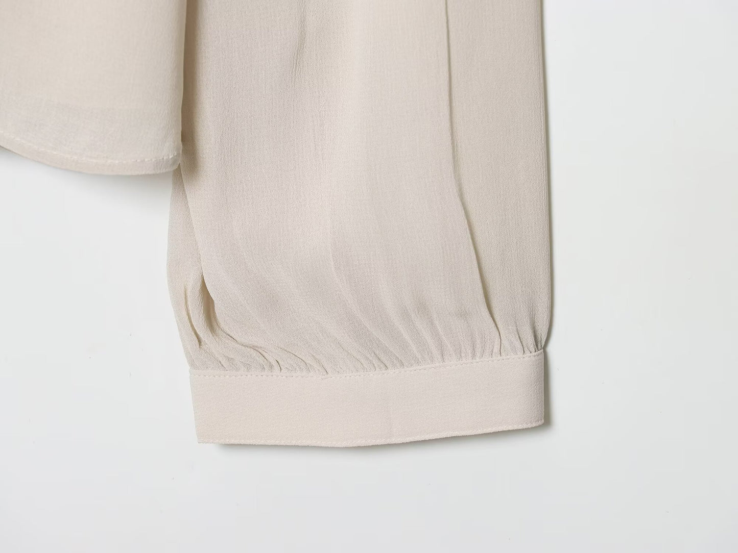 Women's new bow decoration loose layered decoration shirt