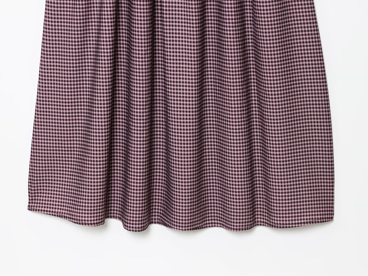 Women's new fashion pleated decorative plaid strapless MIDI dress