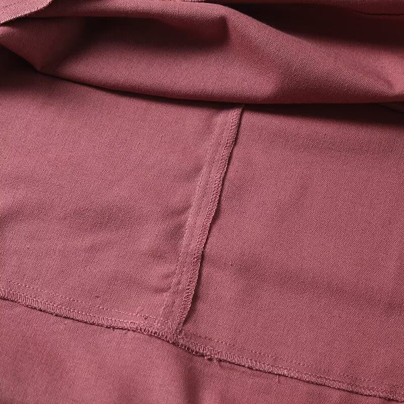 Women's Fashion Elastic Waist Drawstring Casual Color blocked Midi Skirt