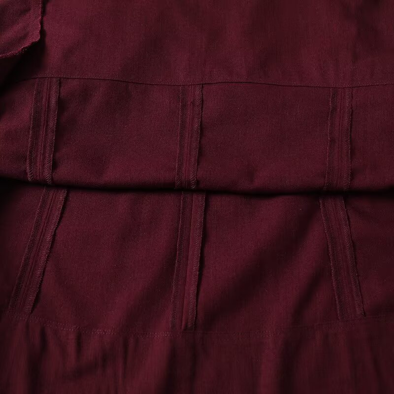 Women's Fashion Leisure draped Linen blend Vest Style Midi Dress