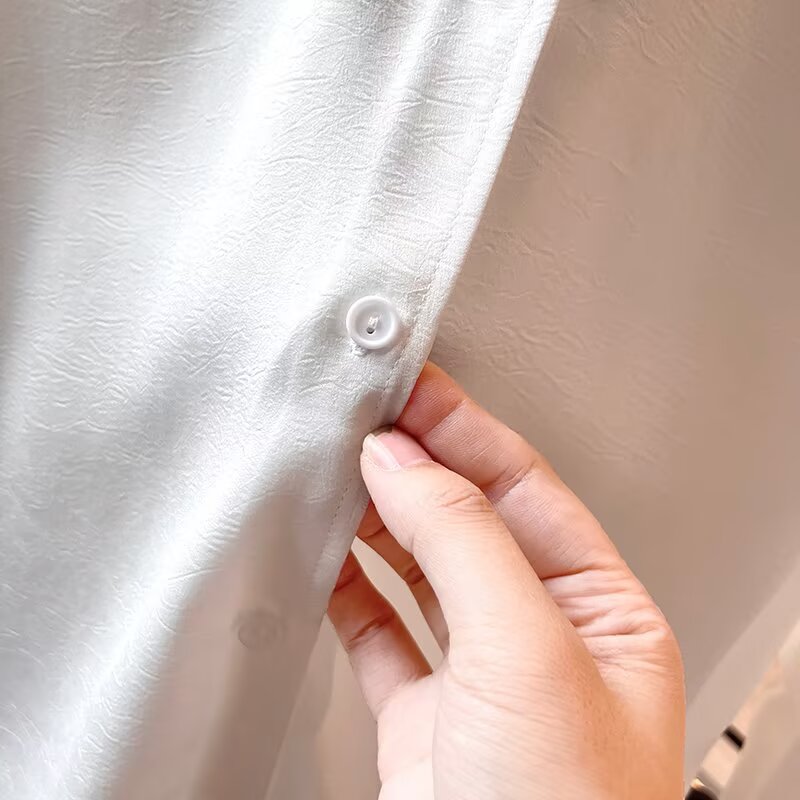 Women's New Fashion Long Sleeve draped Pleated Lapel Shirt