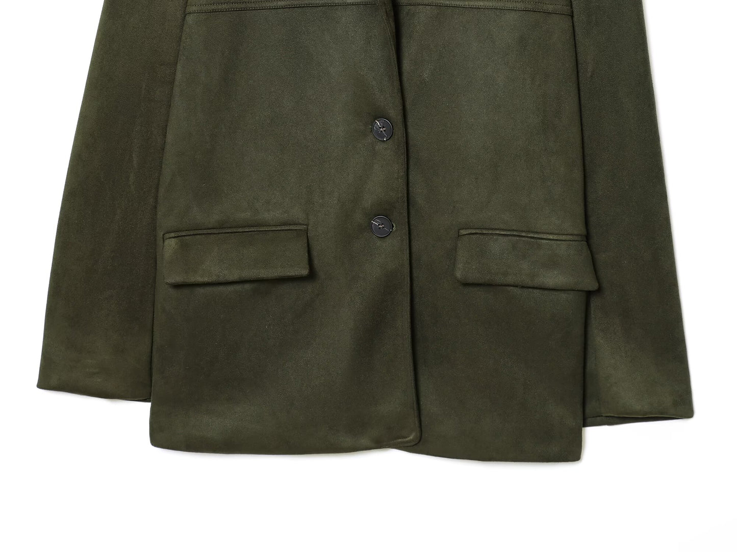 Women's new fashion anti suede effect loose suit jacket+shorts suit