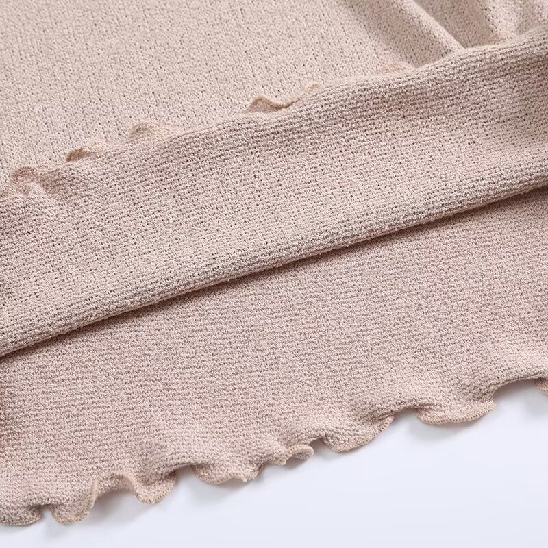 Women's 2025 Fashion O-Neck I-shaped Vest style Sleeveless Knitted T-shirt