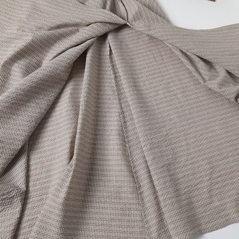 Women's chic Fashion irregular hem sleeveless plaid MIDI dress