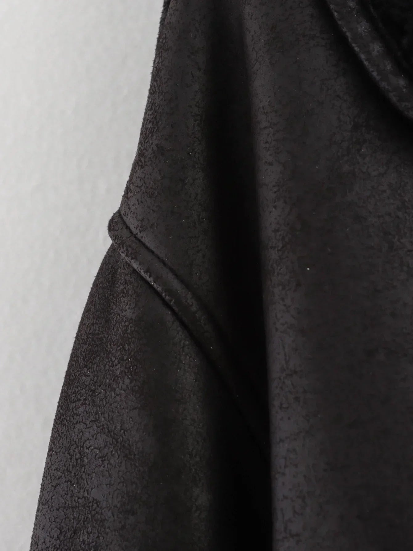 Women's new fashion pocket decoration loose warm Fur Faux Leather jacket Coat retro long sleeved button up women's Coat chic top