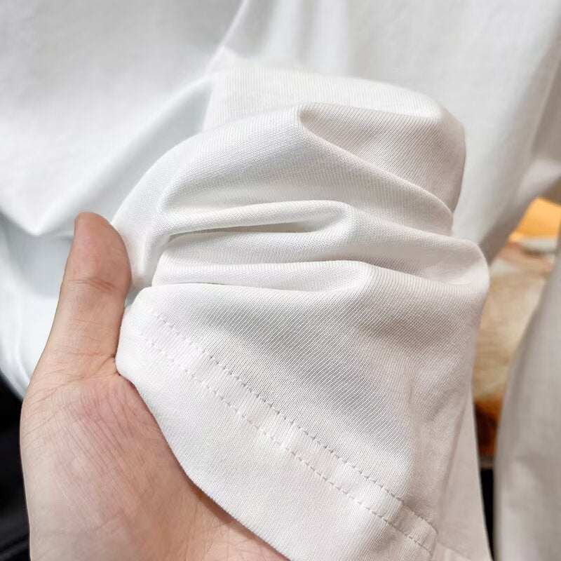 Women's new fashion cotton V-neck knitted long sleeved T-shirt