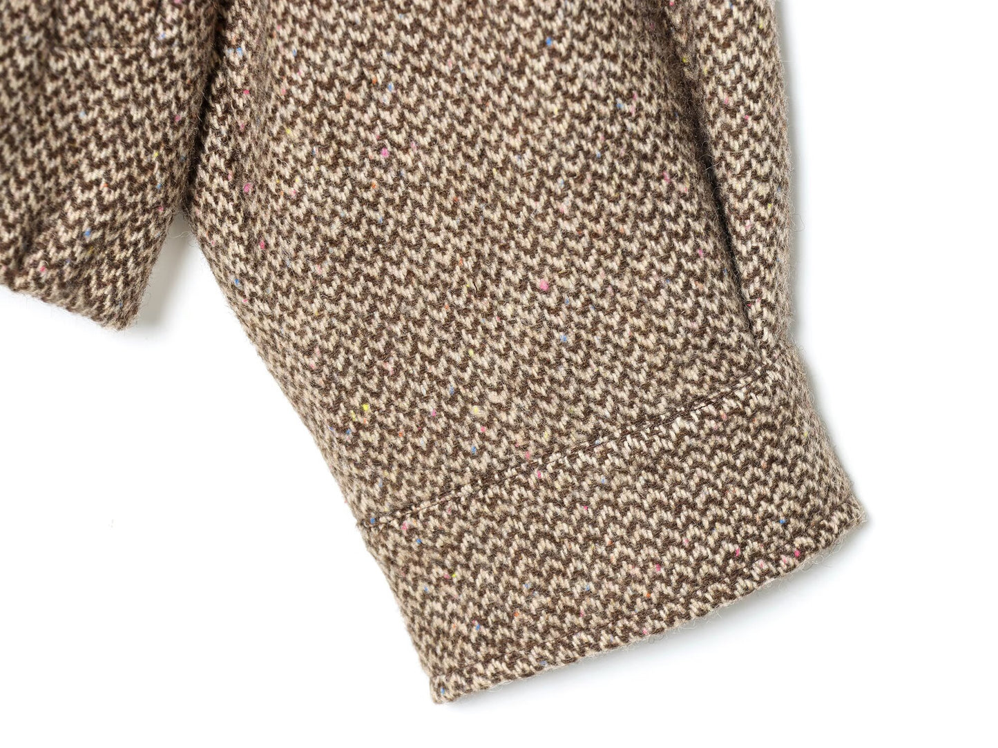 suit Women's 2 pieces standing collar herringbone diagonal jacket Coat +Skirts