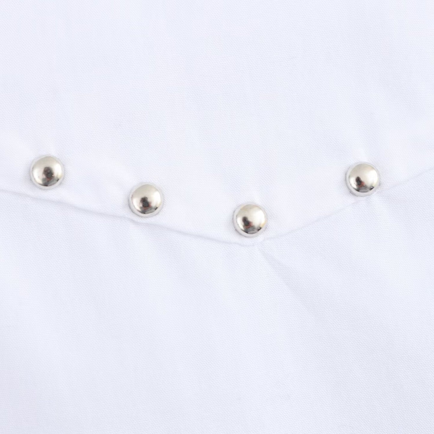 Women's new fashion rivet decoration loose basic style single breasted lapel shirt retro long sleeved poplin women's shirt chic top