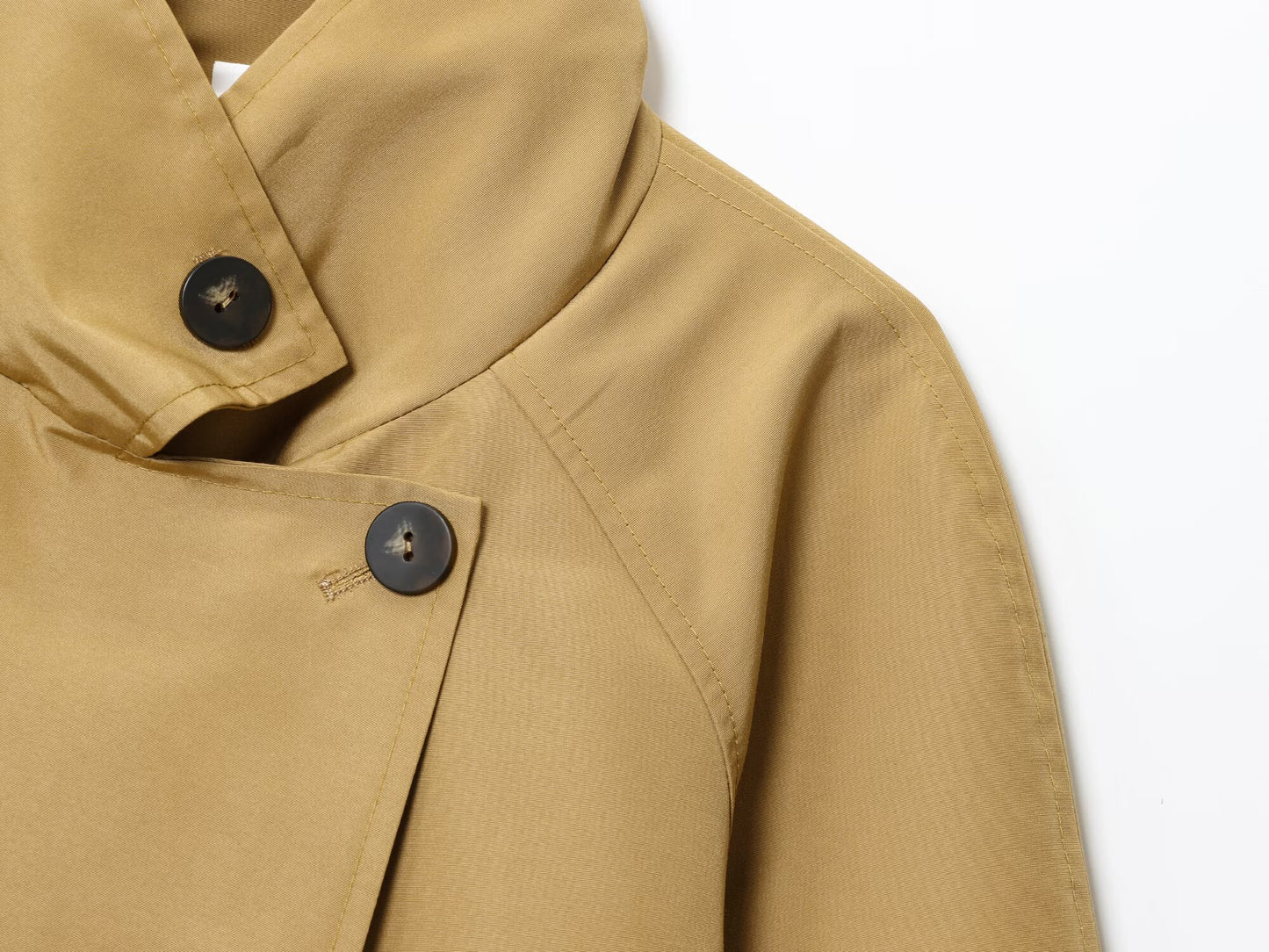 Women's new fashion loose stand collar short windbreaker Coat