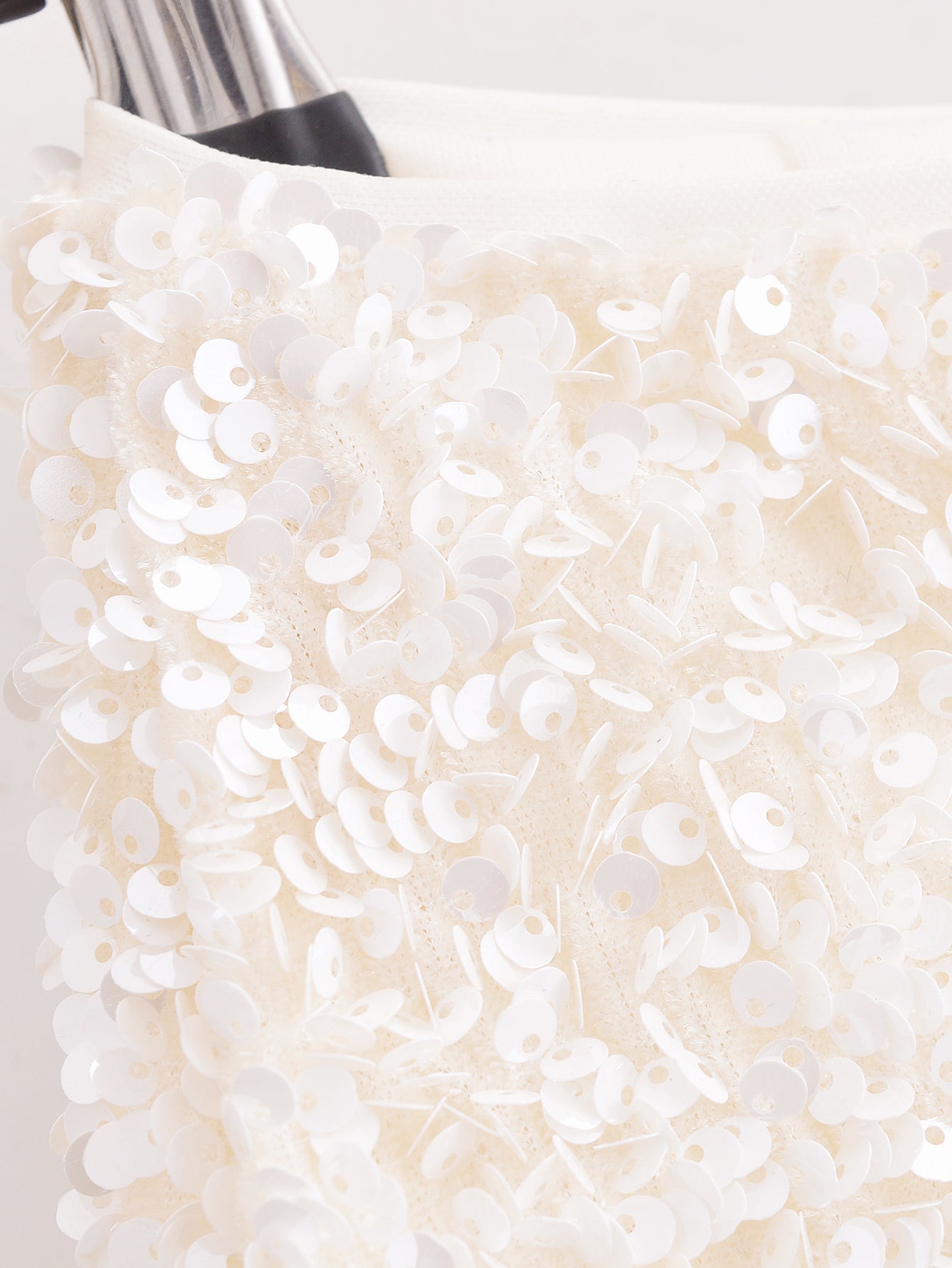 Women's New Fashion Joker Sequined Decorative Skirt Mini Skirt Retro High Waist Zipper Skirt Mujer