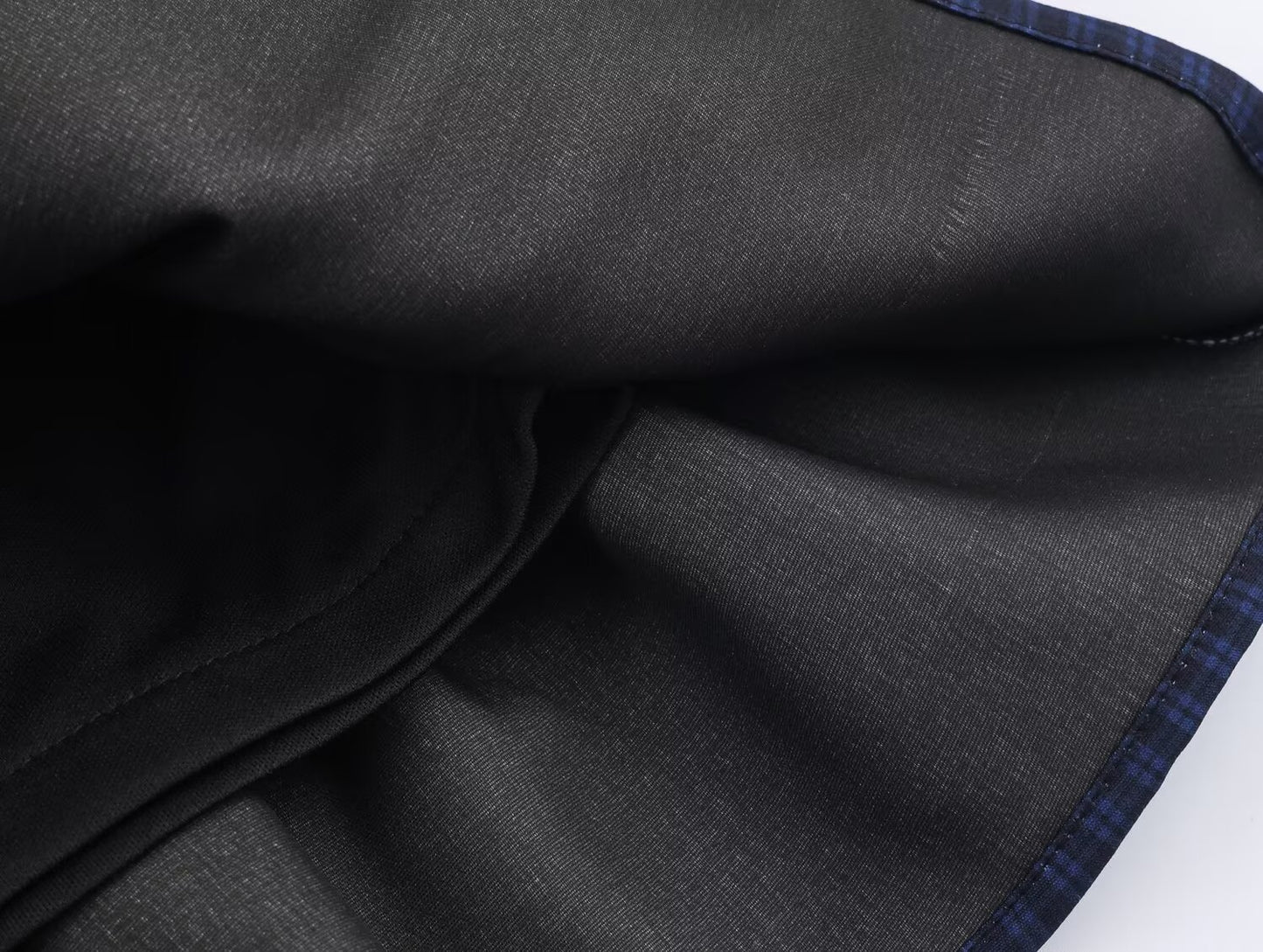 Women's new layered decoration sleeveless plaid mini dress