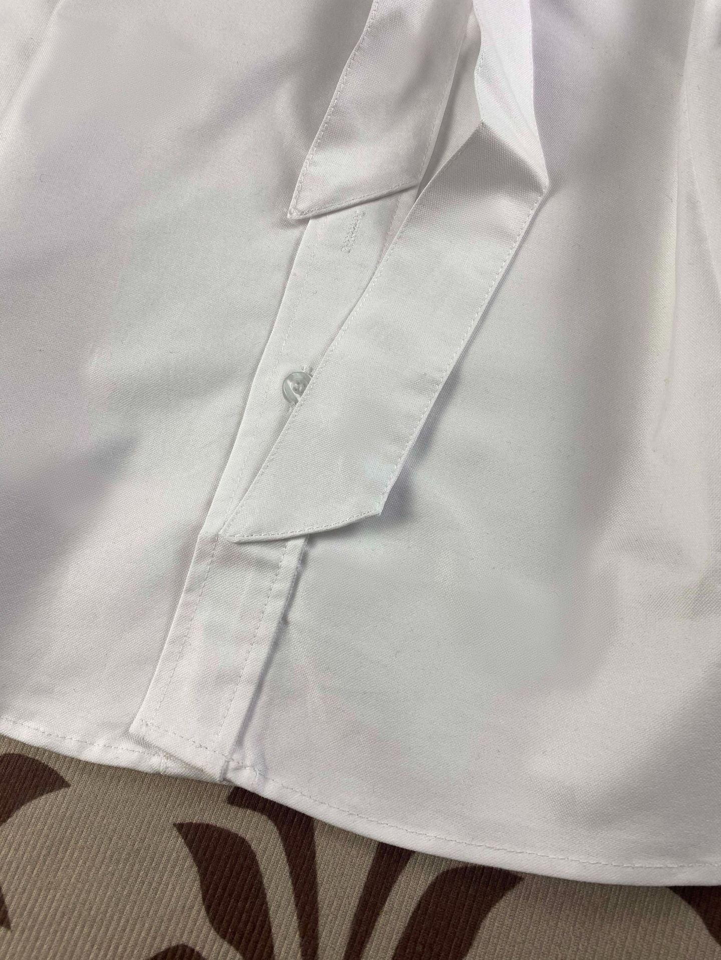 Women's New Fashion Embroidered Sleeveless Cotton Polo Oxford Shirt A-word Dress