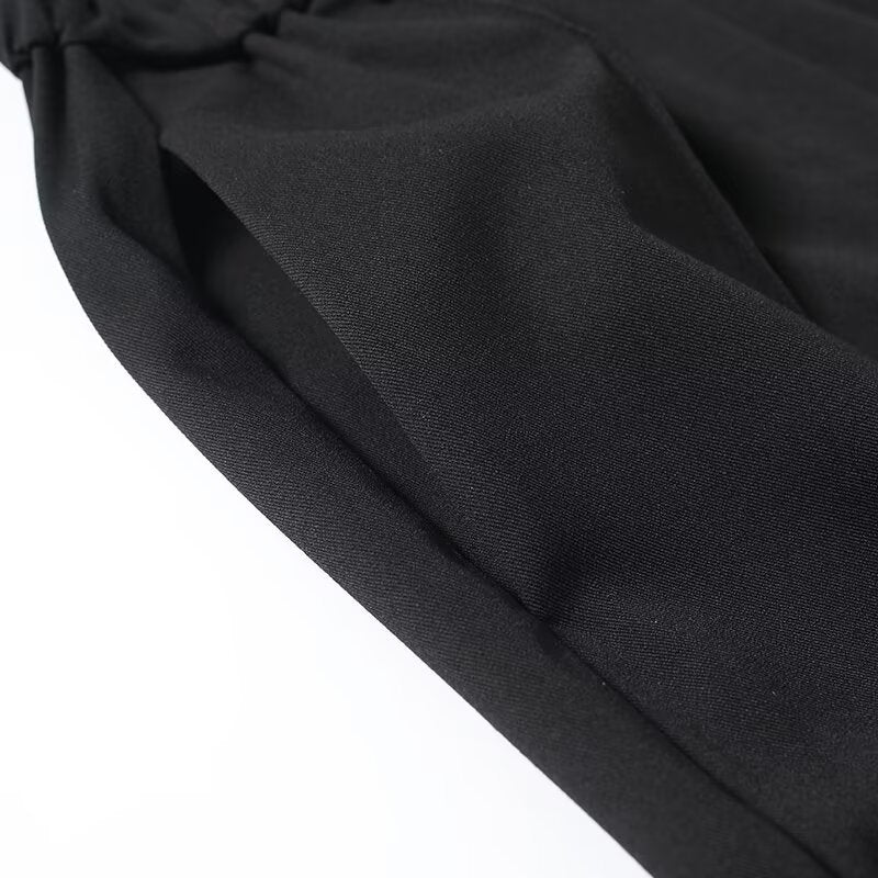 Women's new casual versatile lantern shaped curved knife pants