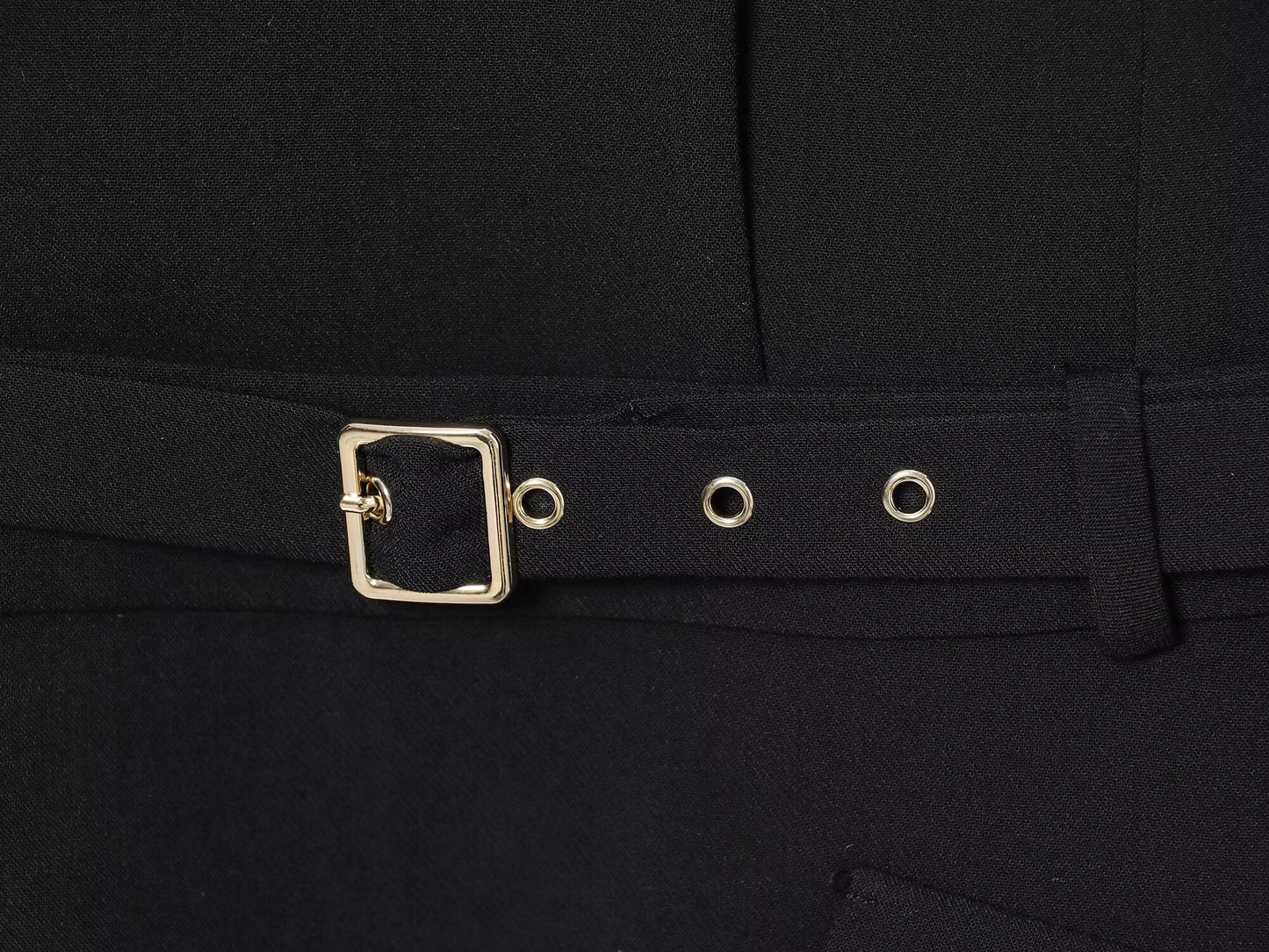 Women's with Belt sleeveless Blazer Coat effect mini dress