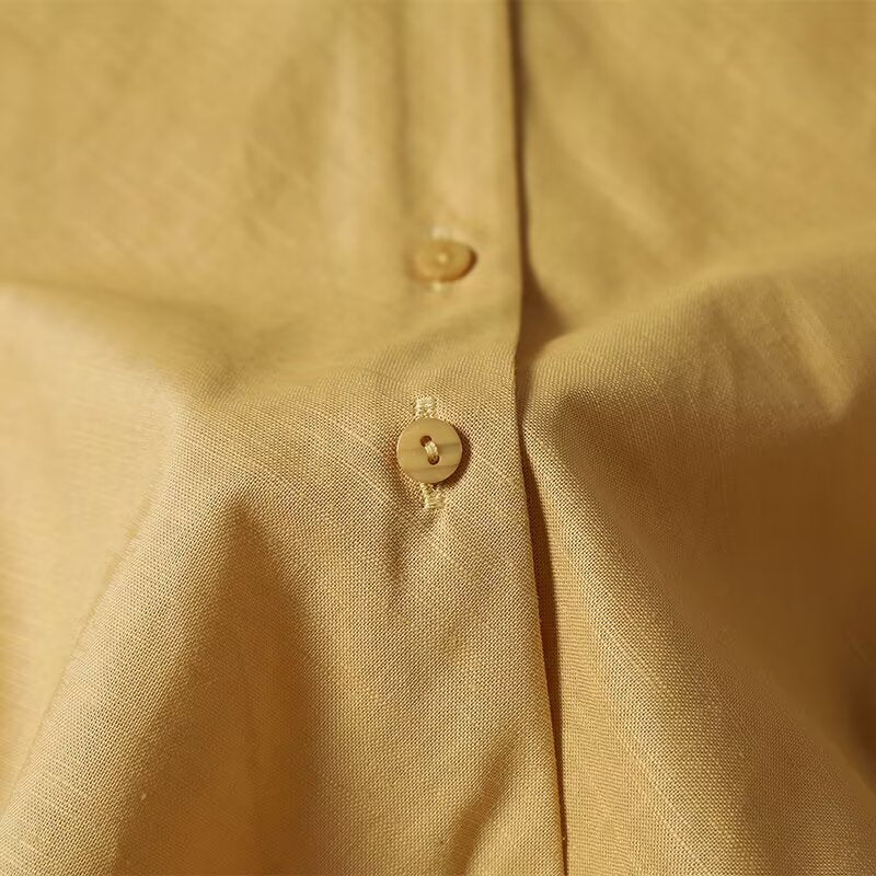 Women's 2025 chic Fashion sleeveless linen blend V-neck shirt