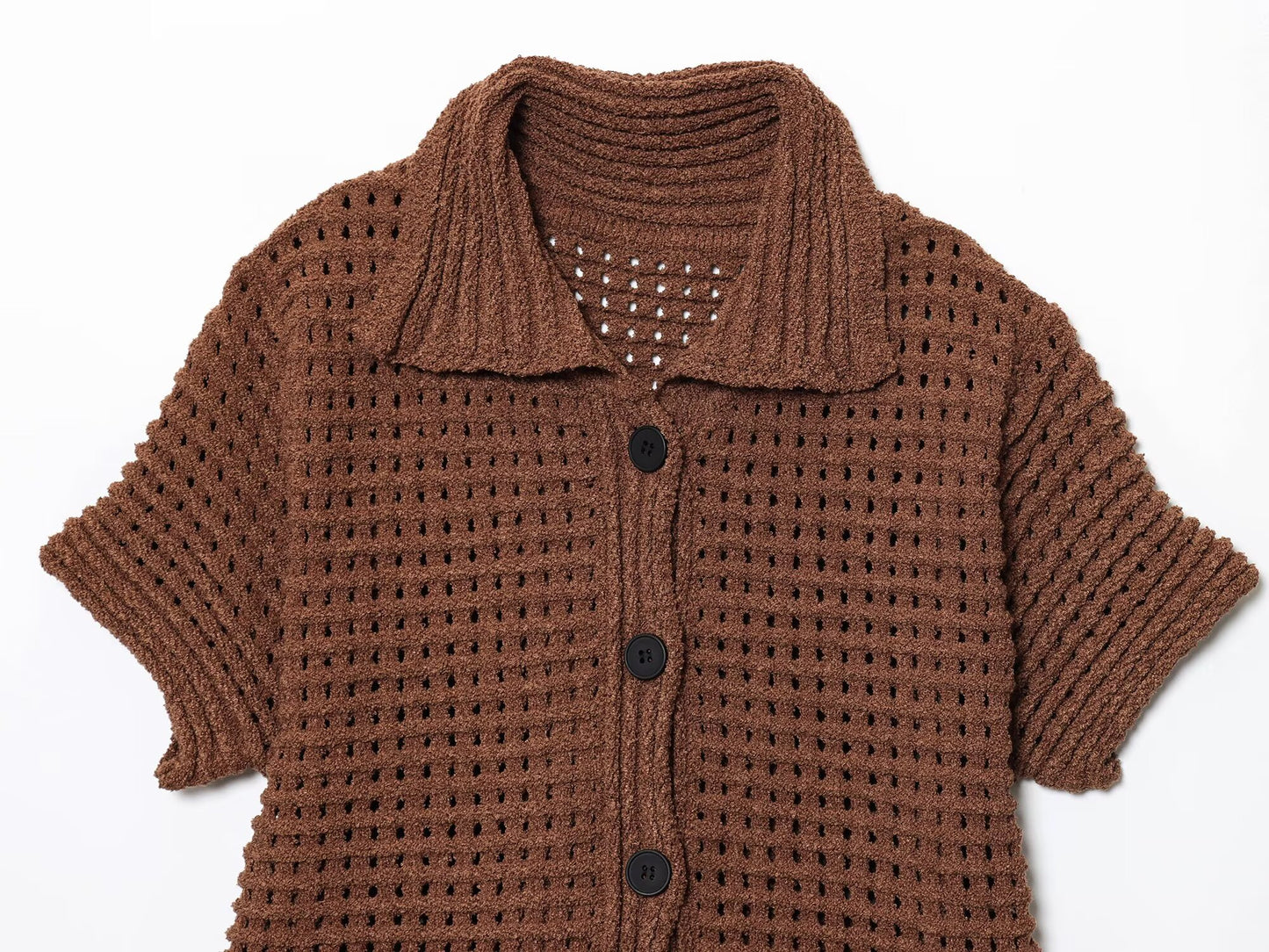 suit Women's 2 pieces tassel decorated Plaid knit Coat+Skirts