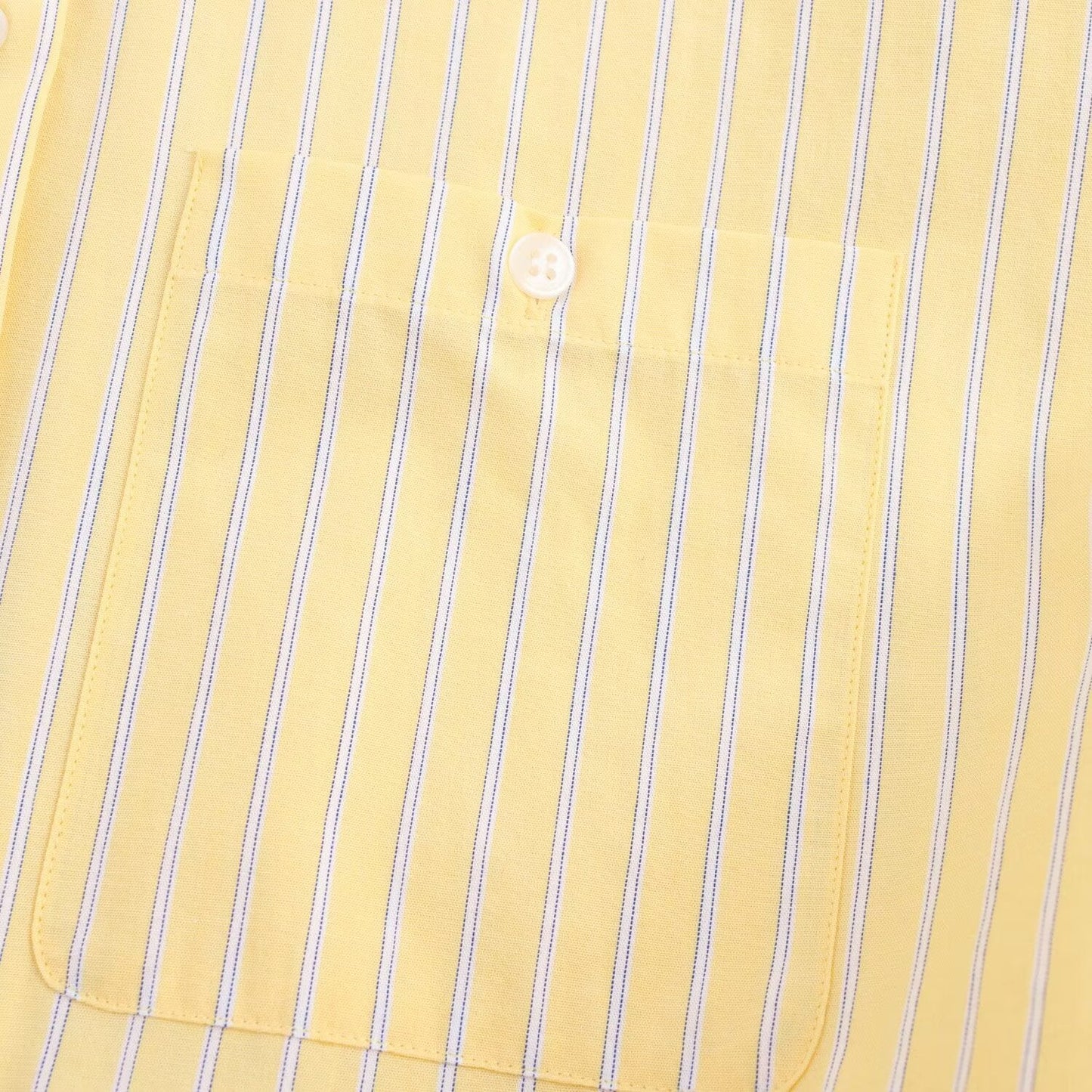 Women's new fashion pocket decoration loose patchwork striped shirt casual single breasted shirt retro long sleeved women's shirt chic top