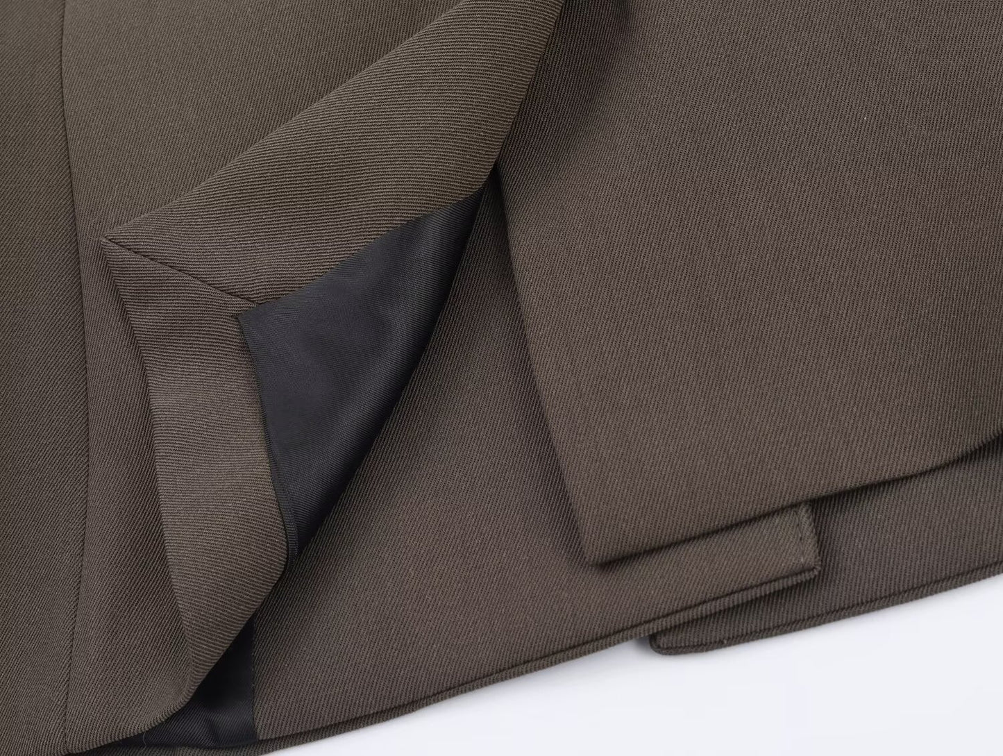 suit Women's 2 pieces casual lapel Button-up Blazer Coat +Skirts