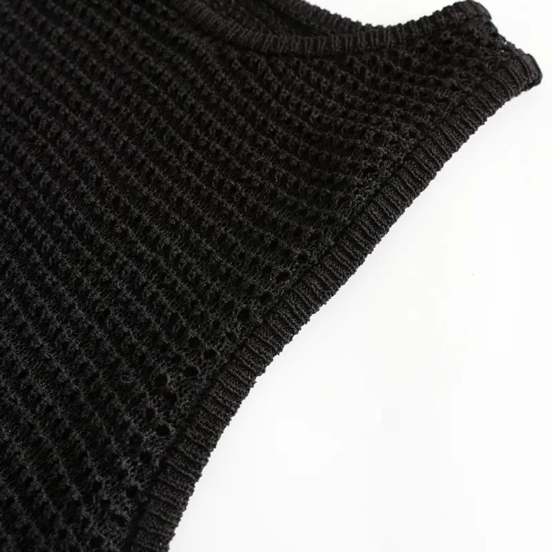 Men's New Fashion Joker Casual Hollow Knit Vest Thin Crochet Sleeveless Men's Chic Vest