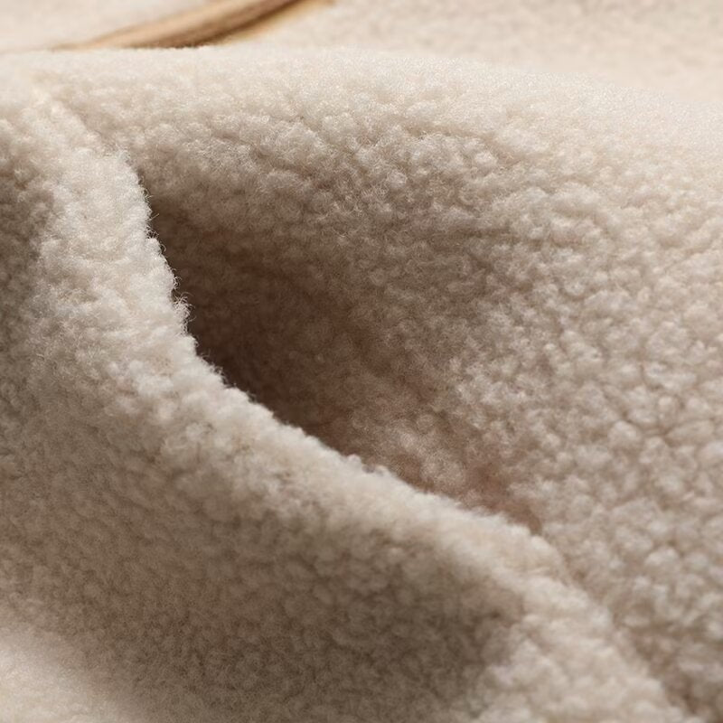 Women's winter warm hooded fleece jacket Coat