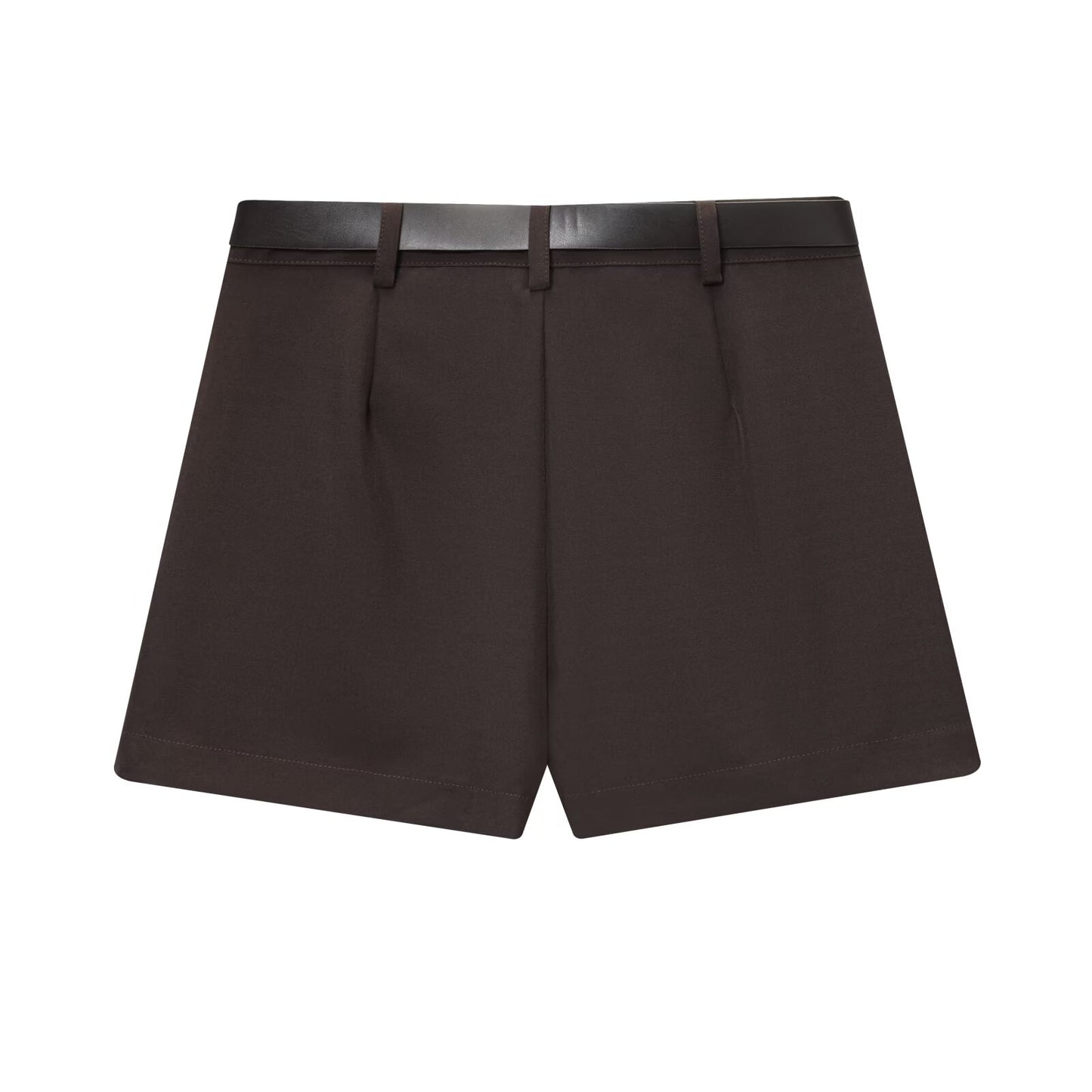 suit Women's 2 pieces loose double breasted Blazer Coat +culottes