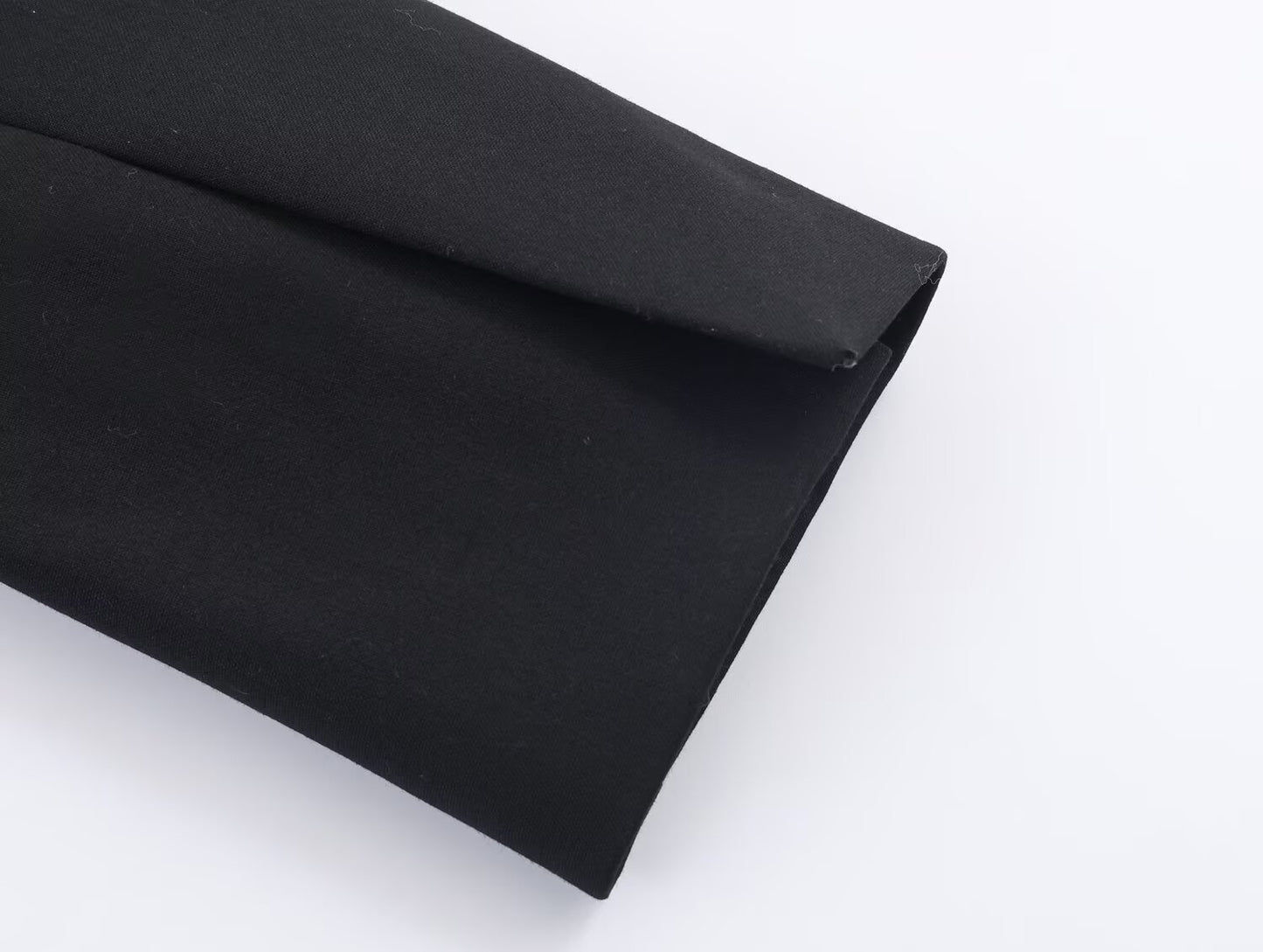 Women's black V-neck Blazer Coat style short jumpsuit