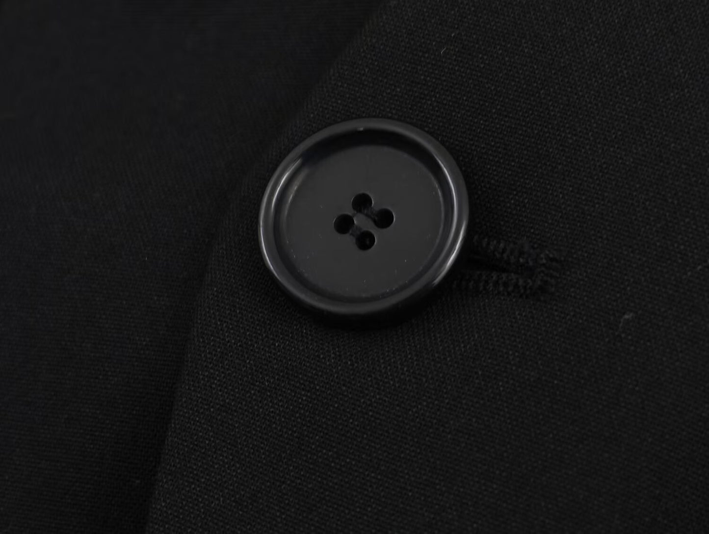 Women's black V-neck Blazer Coat style short jumpsuit