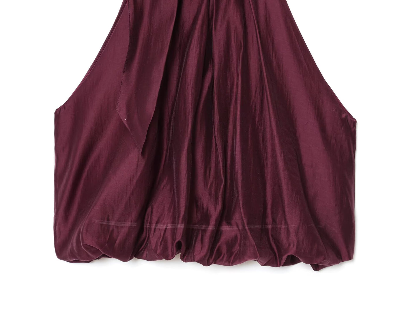 Women's new fashion bow decoration sleeveless fluffy top