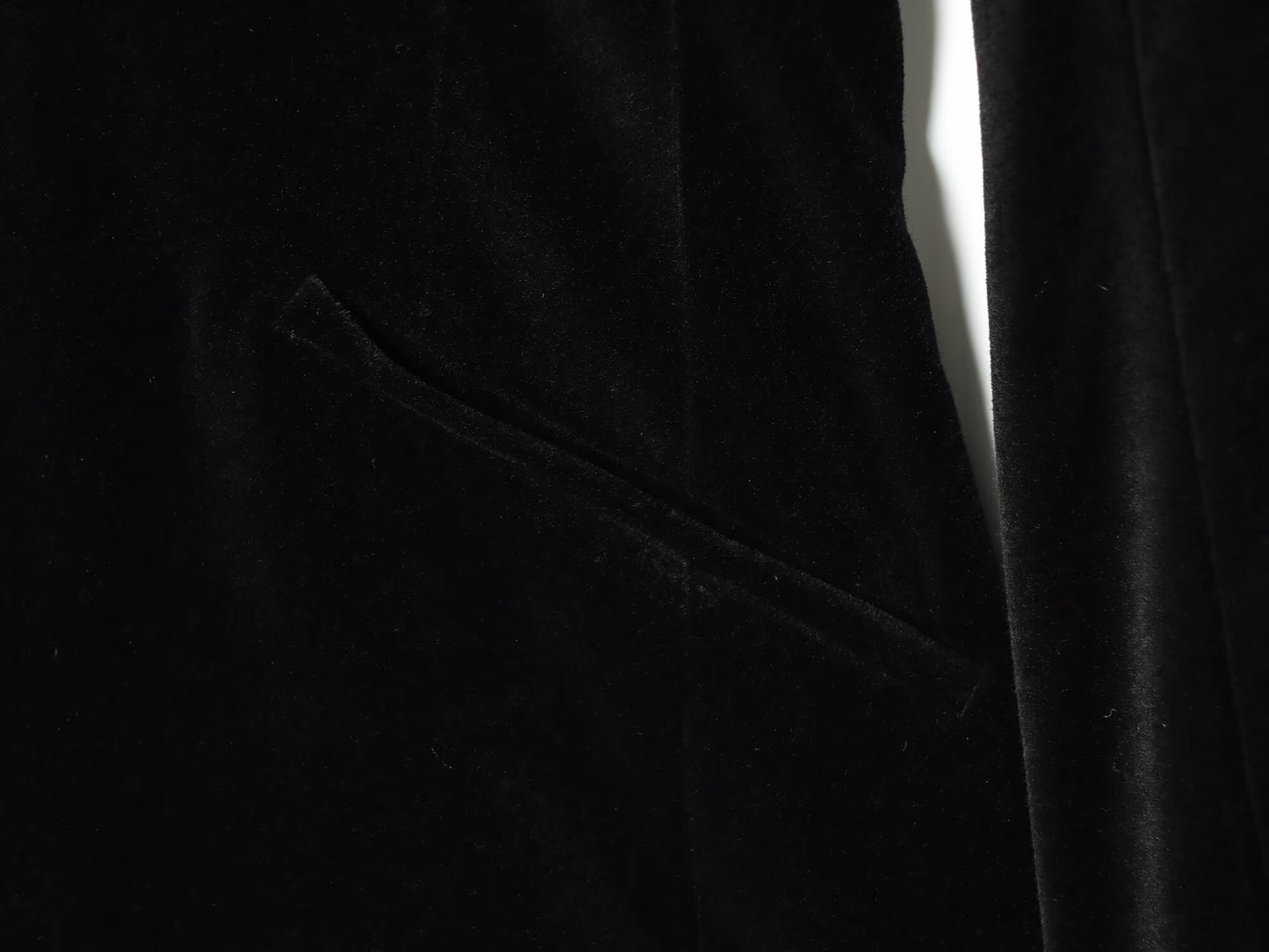 Women's flat velvet V-neck short Blazer jumpsuit