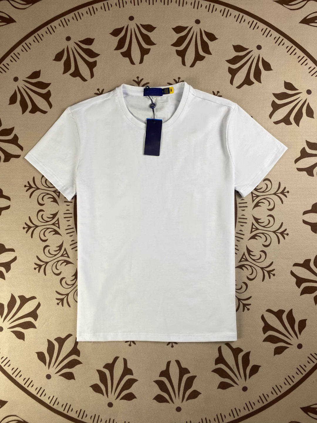 Men and Women with The Same New Fashion Joker Cotton Multicolor Round Neck Couple T-shirt