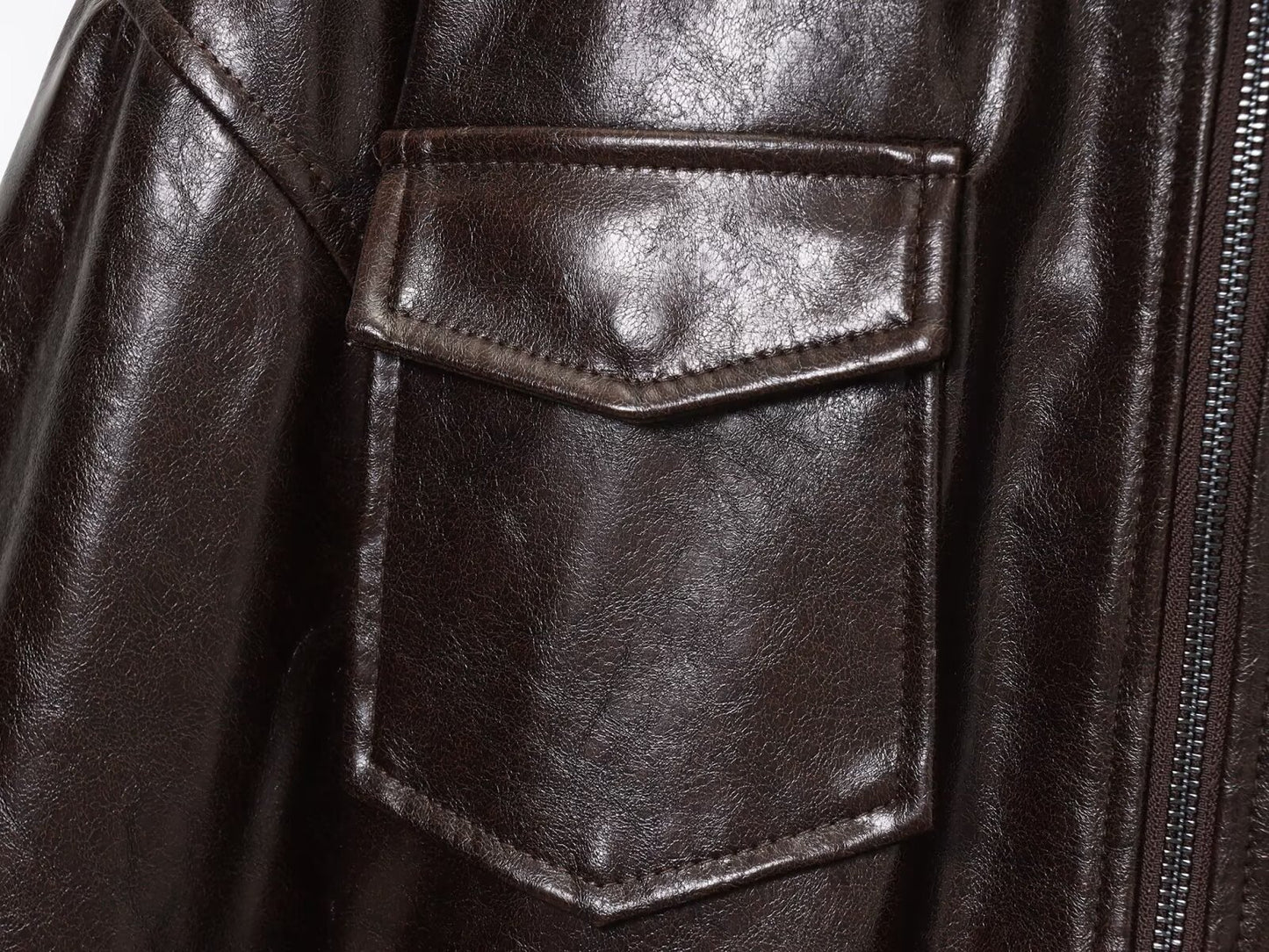 Women's with Belt Fur Faux Leather effect jacket Coat