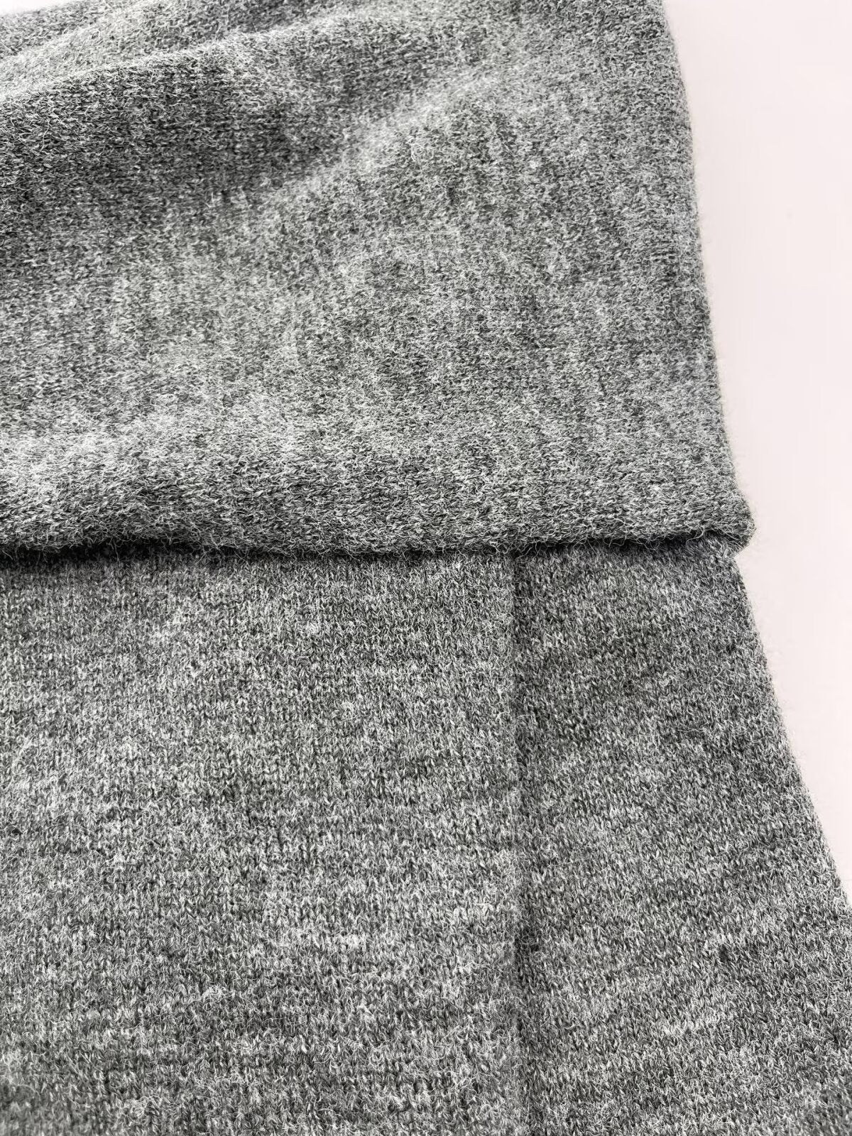 Women's new fashion knot decoration off shoulder knitted sweater