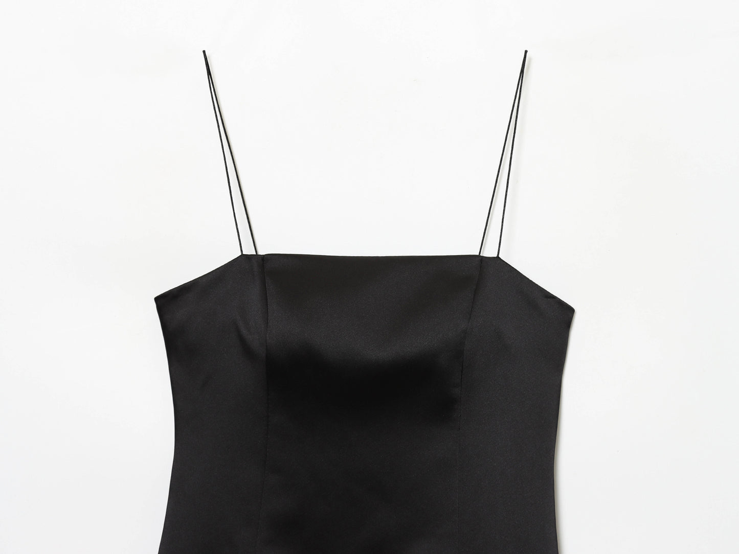 Women's new satin texture sexy lace suspender mini dress