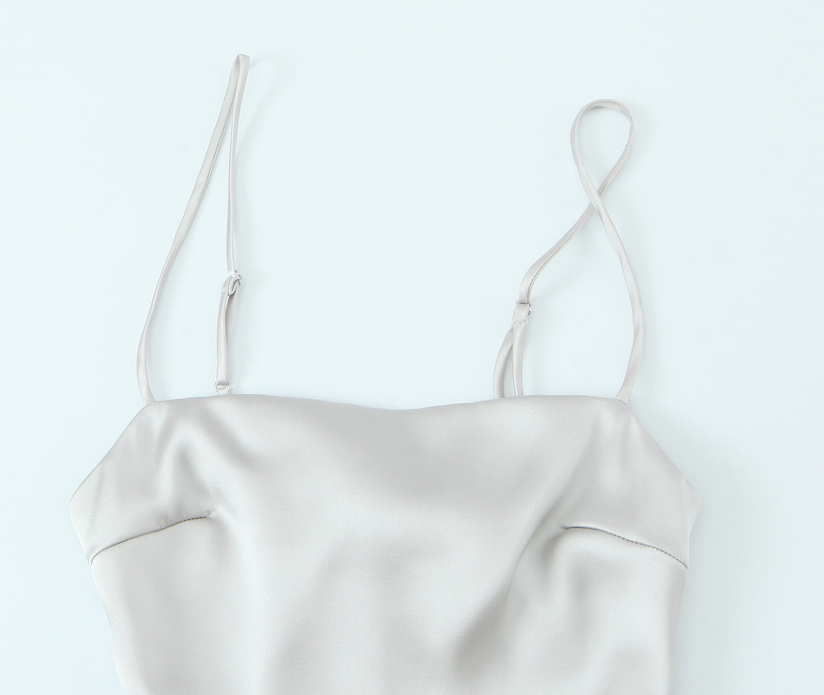 Women's New Fashion Thin Scarf Decorative Satin Texture Midi Dress