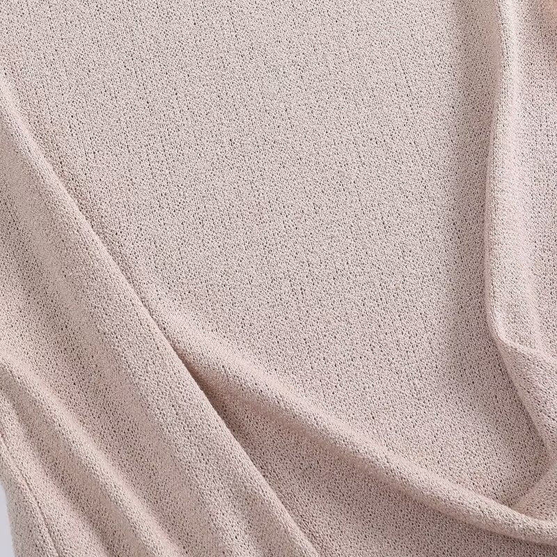 Women's 2025 Fashion O-Neck I-shaped Vest style Sleeveless Knitted T-shirt