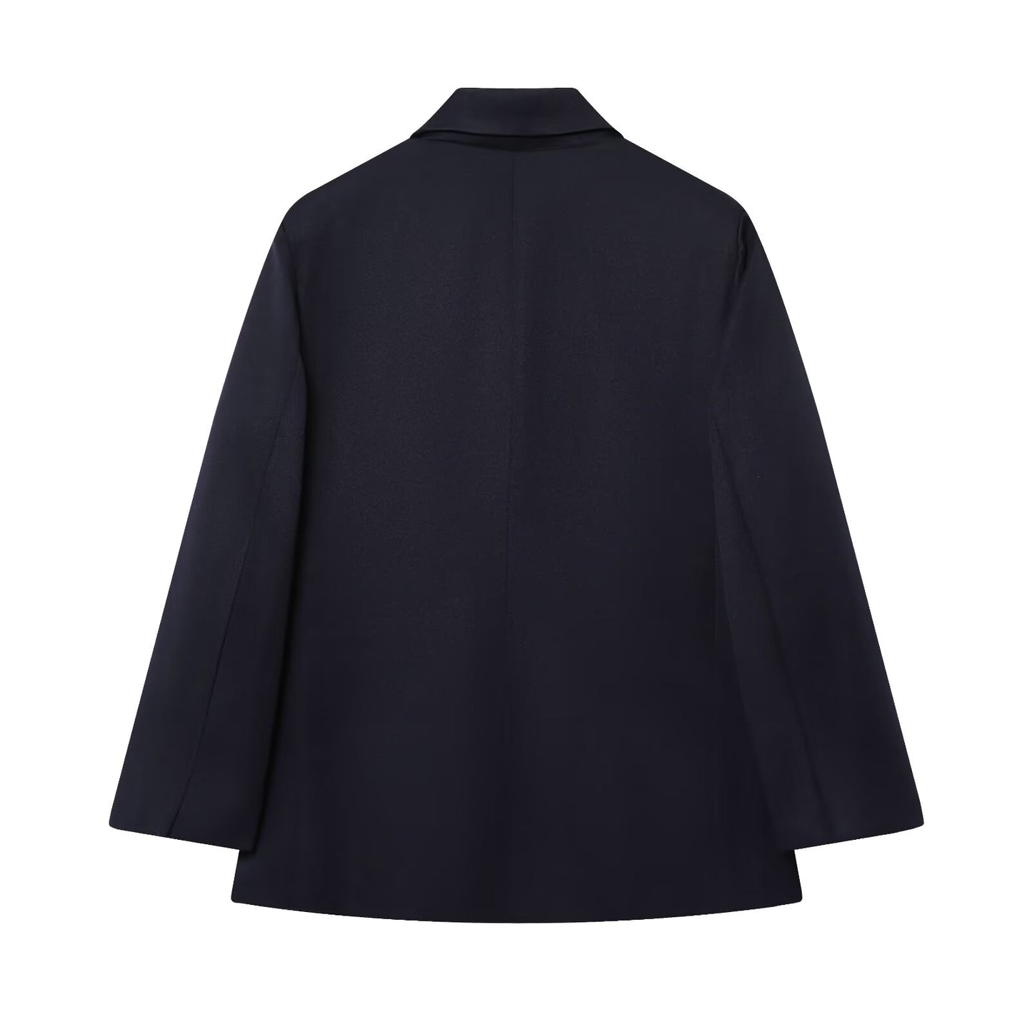 Women's new loose single breasted casual straight suit jacket