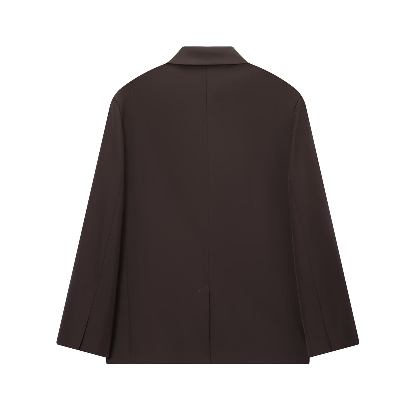 suit Women's 2 pieces loose double breasted Blazer Coat +culottes