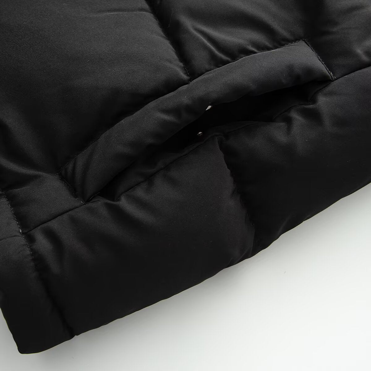 Women's thick hooded windproof cotton jacket Coat