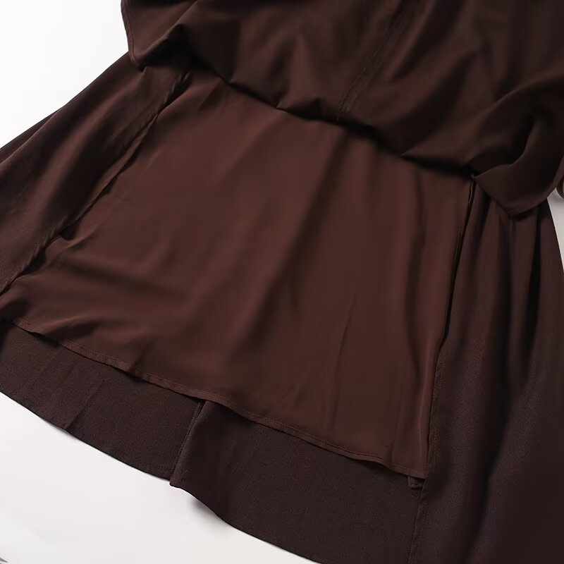 Women's New chic Fashion Linen Blended Sleeveless Midi Dress