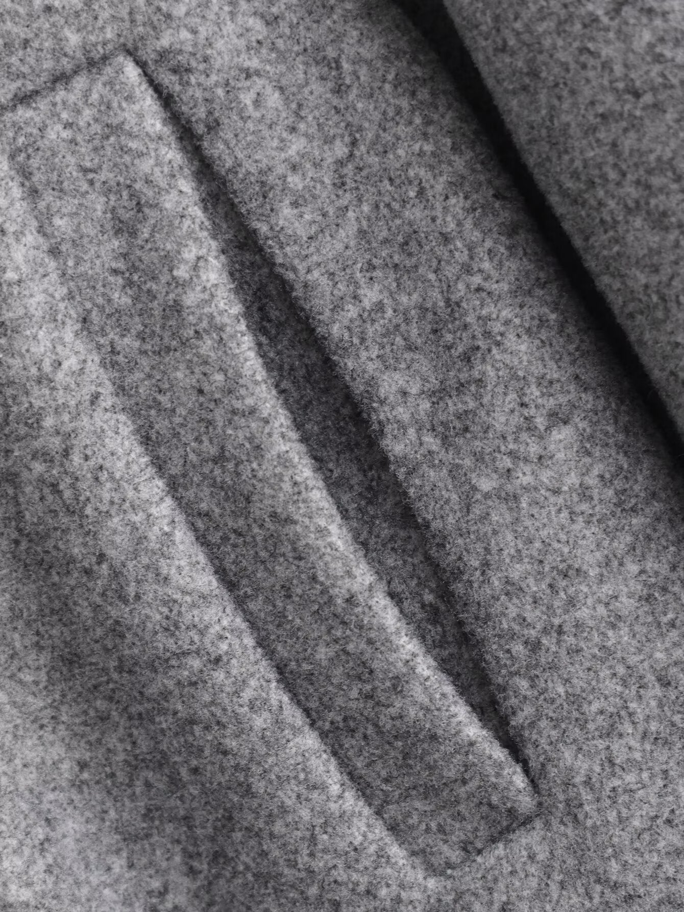 Women's fur collar design short woolen jacket Coat