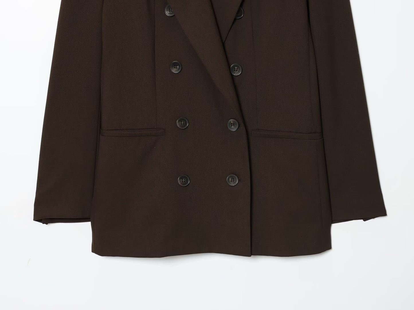 Women's set woman 2 pieces Casual double breasted Blazer Coat+Pants