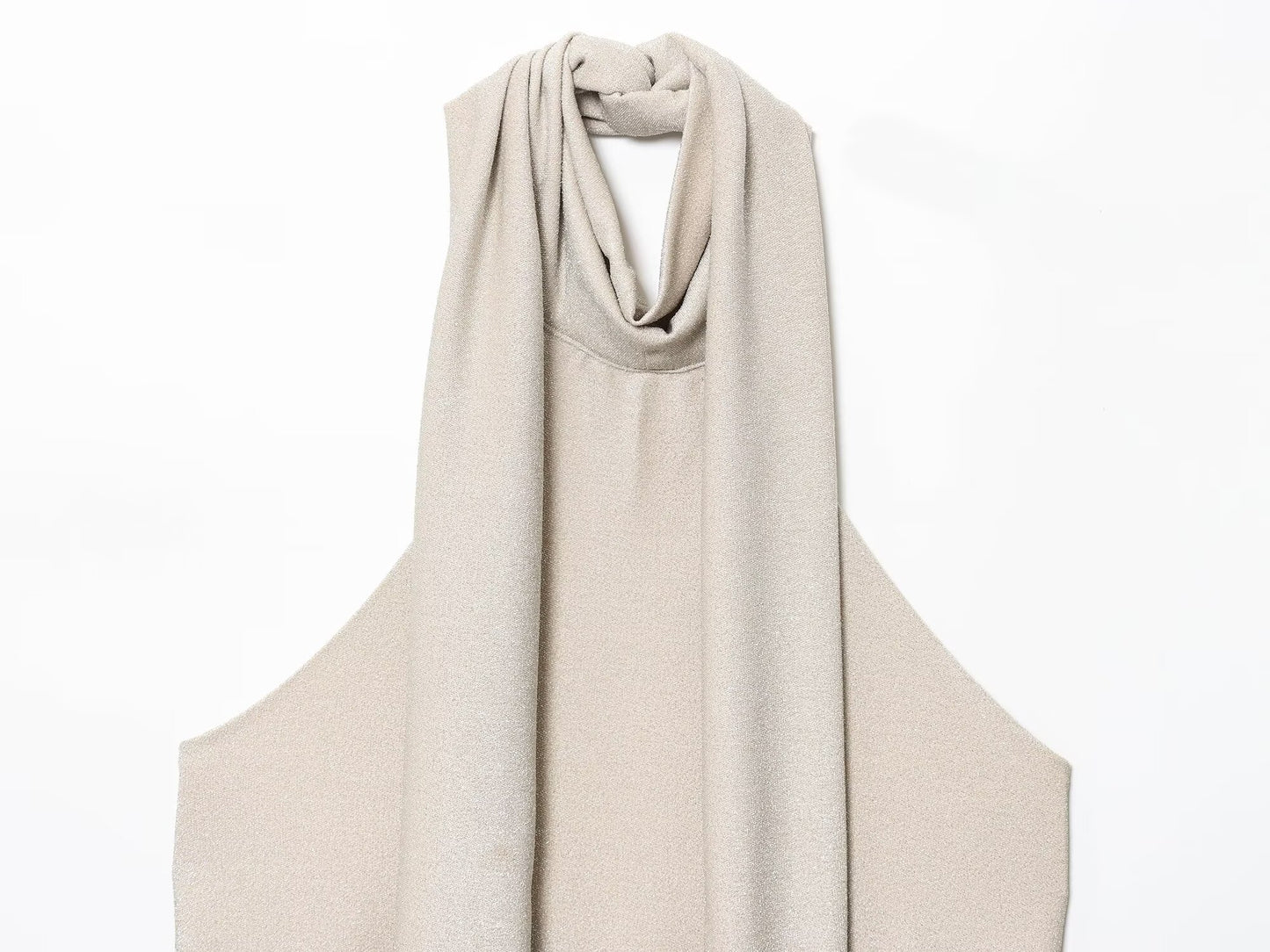 Women's new fashion metal wire hanging neck collar top