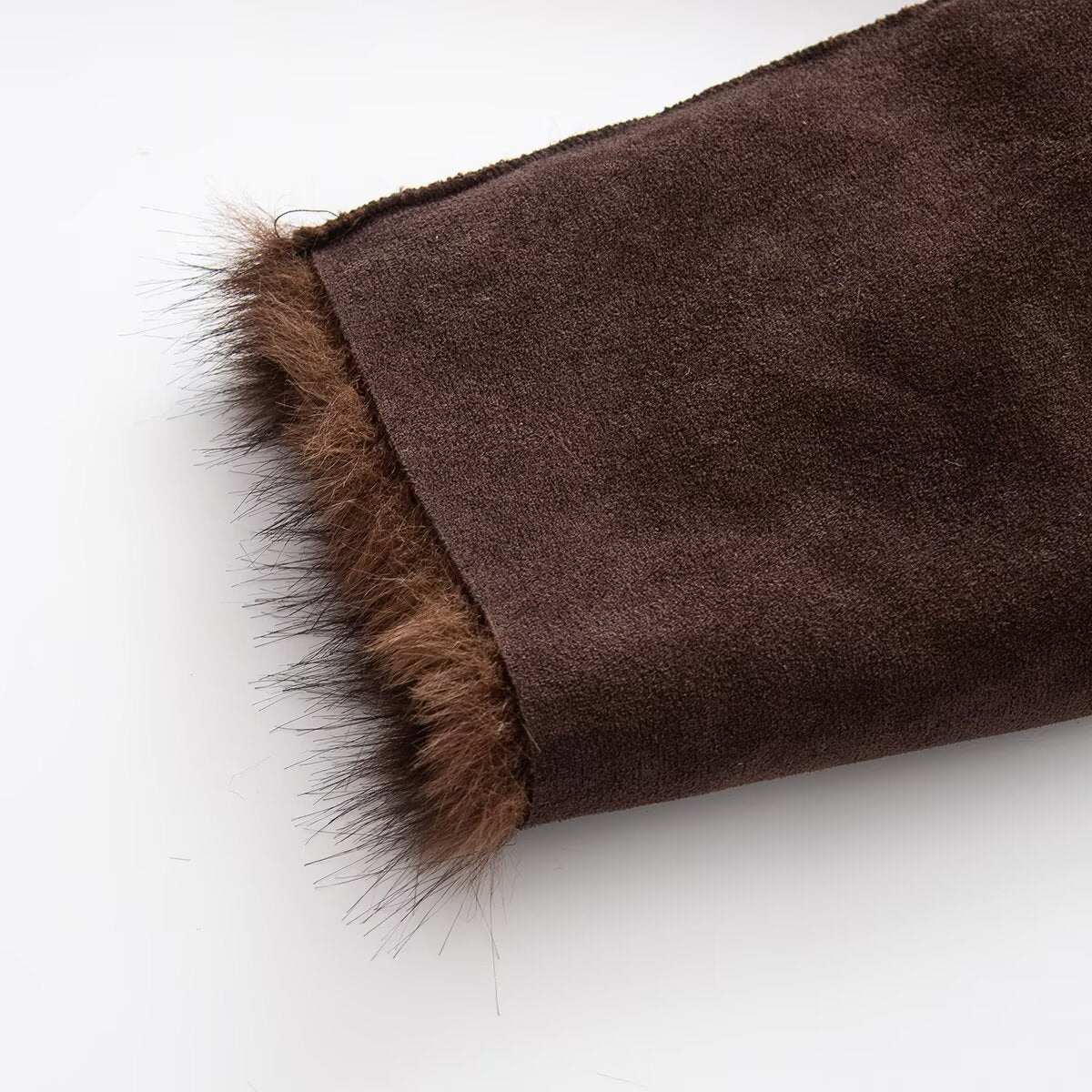 Women's Double-sided Artificial Fur Effect Jacket Coat