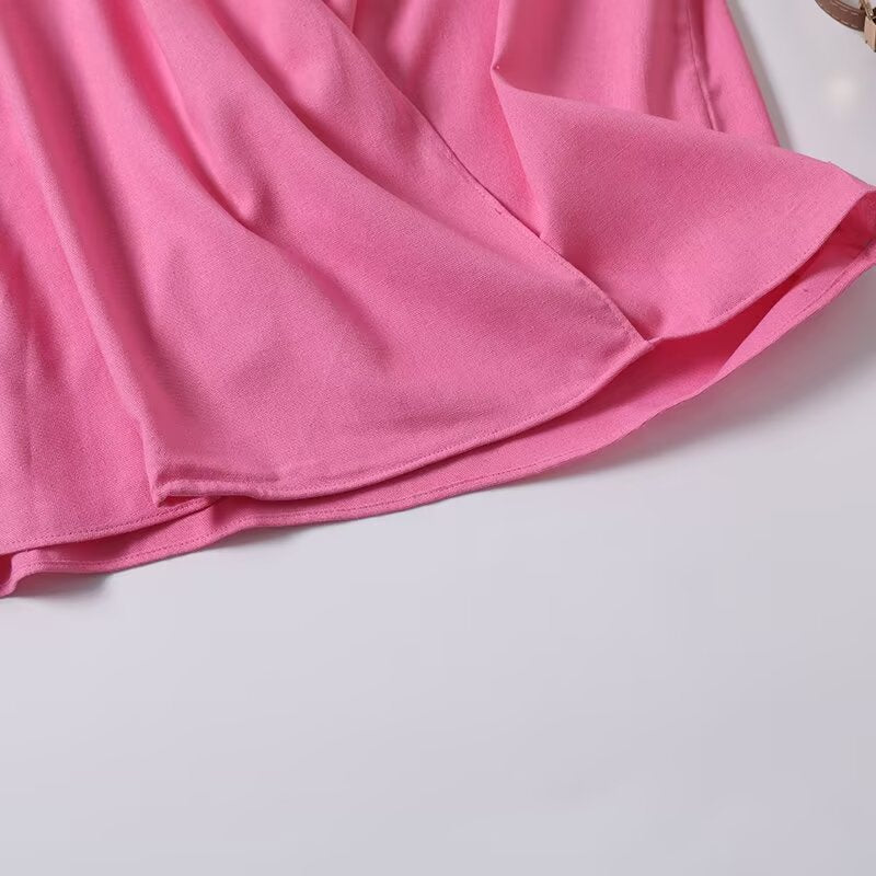 Women's new fashion cross hanging neck collar sleeveless top
