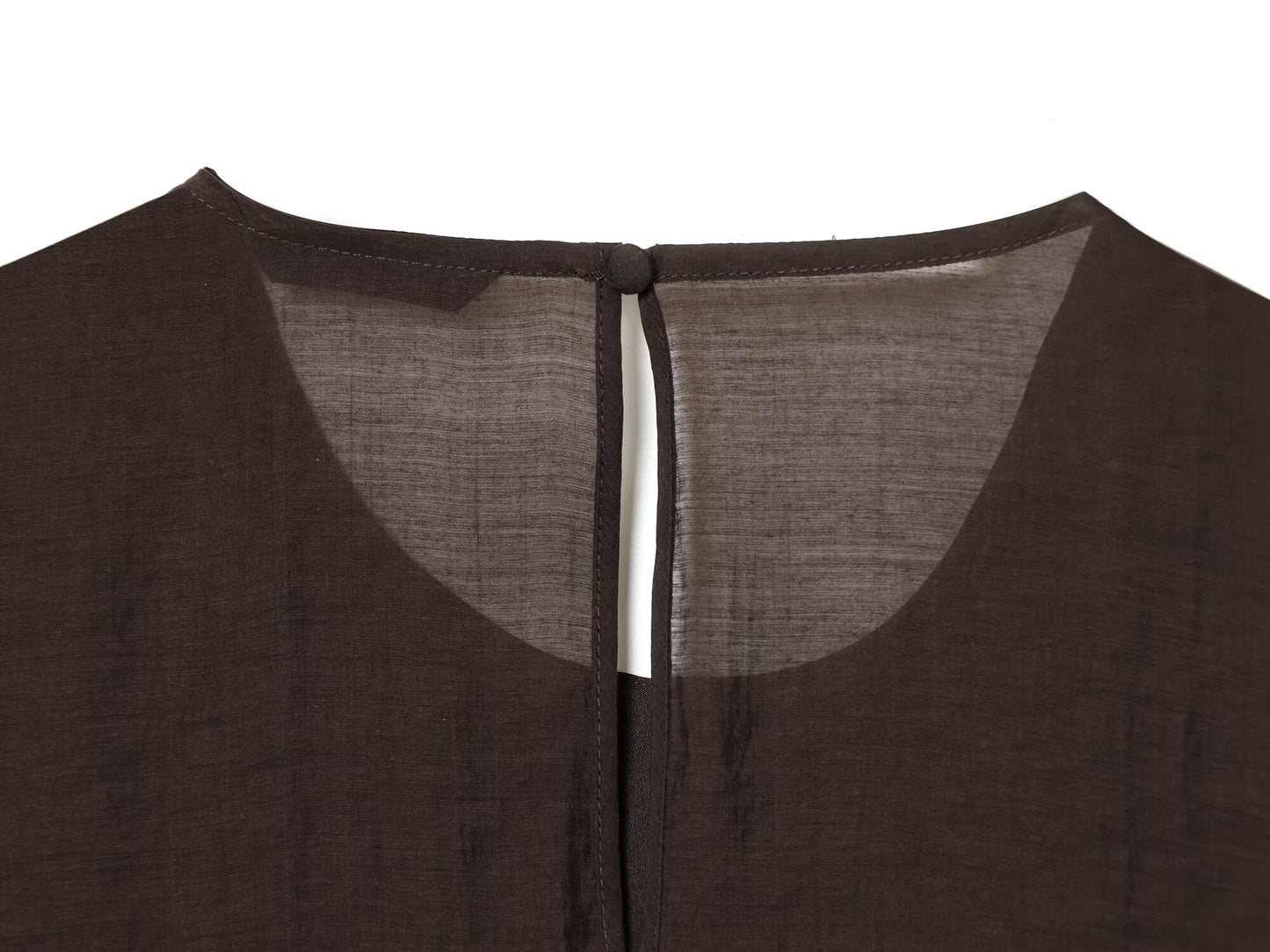 Women's new layered decoration O Neck long sleeved top