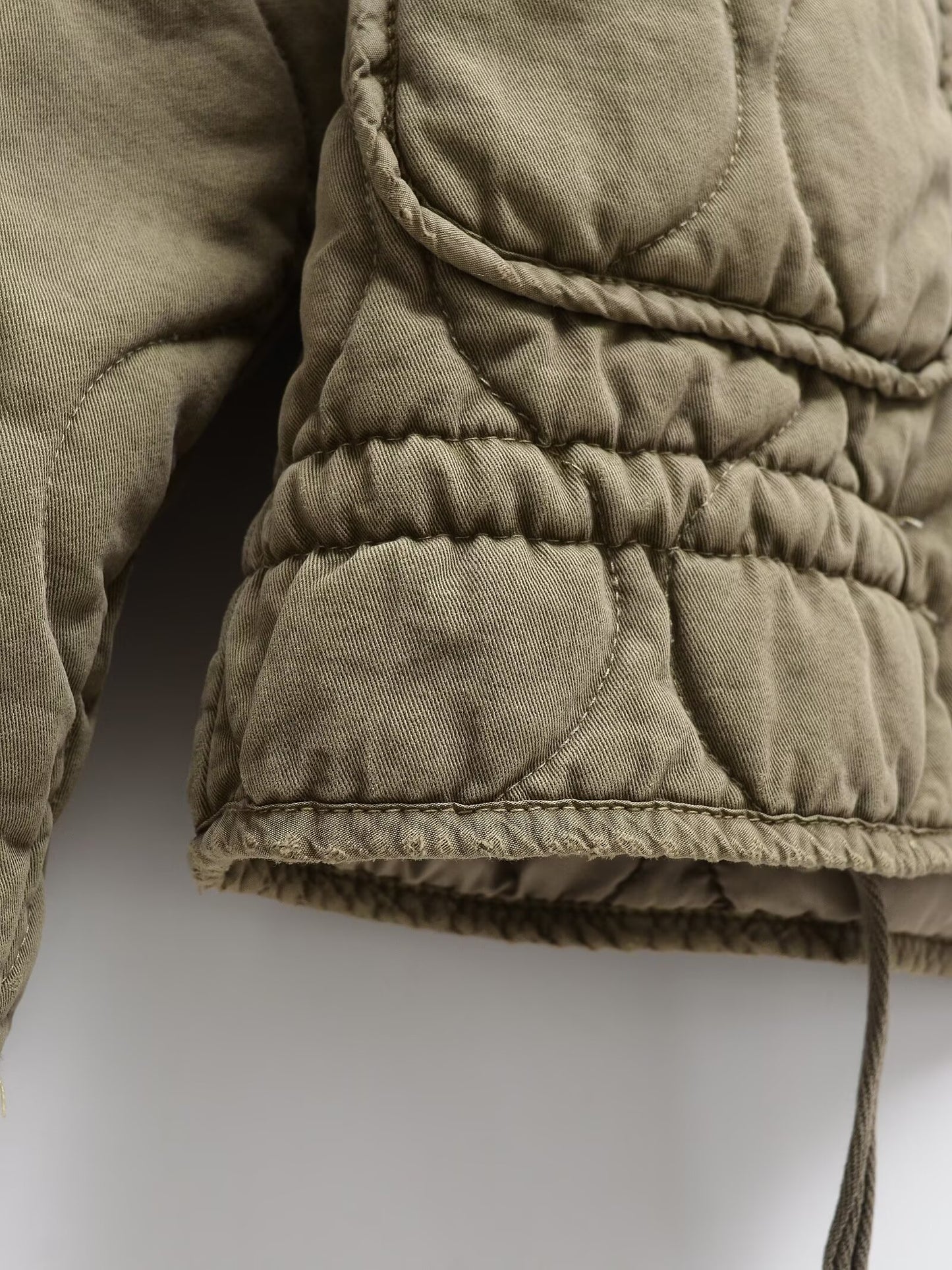 Women's winter loose warm standing collar cotton Coat